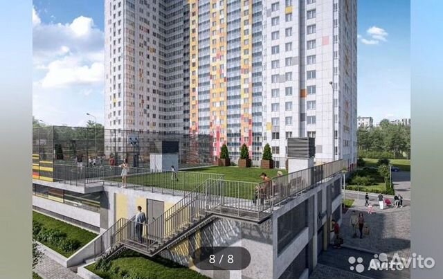 1-к квартира, 39 м², 13/20 эт.