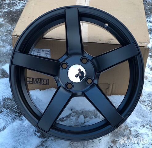 Диски Реплика Vossen CV3 черные матовые r16 4* 100 Диски Реплика Vossen CV3 черные матовые r16 4* 100