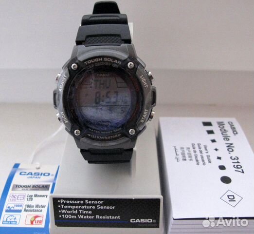 Часы Сasio-W-S200H-1avd/Solar Power/Новые/Ориг