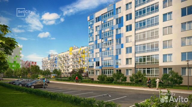 1-к квартира, 30.7 м², 2/7 эт.