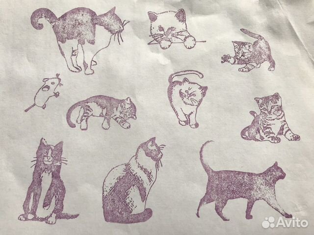 Игрушка штампы Кошки