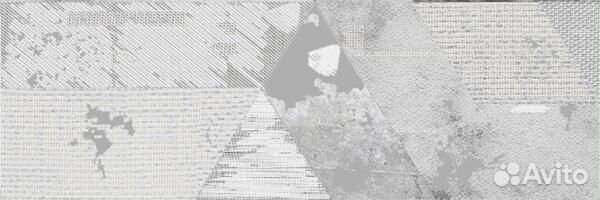 Плитка настенная белый (FOU051D) 25x75