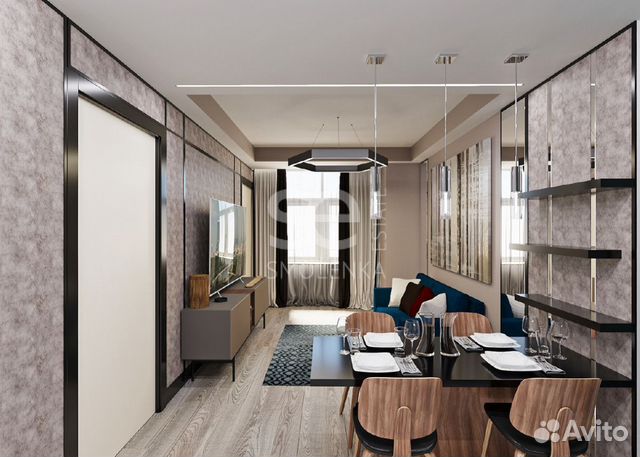 2-к квартира, 63.6 м², 4/13 эт.