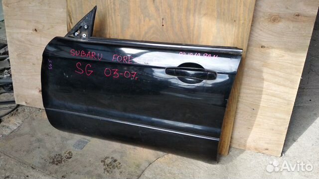 Дверь пер левая субару форестер sg,forester 02-08г