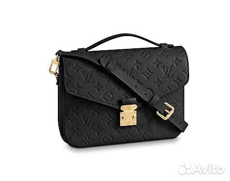 louis vuitton black empreinte pochette