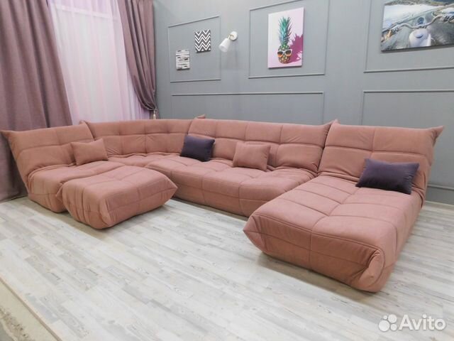 Модульный диван для большой комнаты Модульный диван для большой комнаты