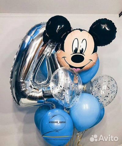 Микки маус и Мини маус Disney (шары)