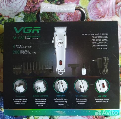 Профессиональная машинка для стрижки VGR V-032 Профессиональная машинка для стрижки VGR V-032