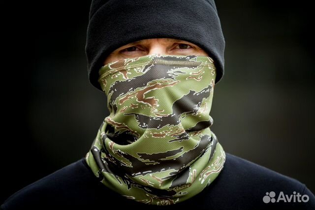 Шарф бафф труба в камуфляже Tiger stripe