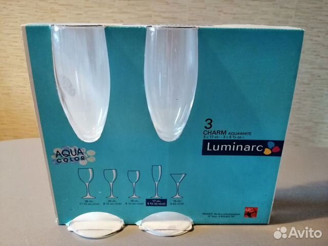 Бокалы для шампанского Luminarc 3 шт Бокалы для шампанского Luminarc 3 шт