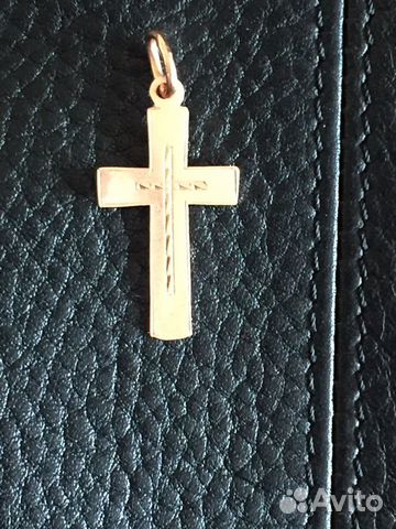 Крест золото 56 пробы