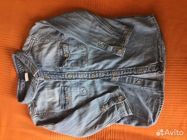 Детская джинсовая рубашка H&M
