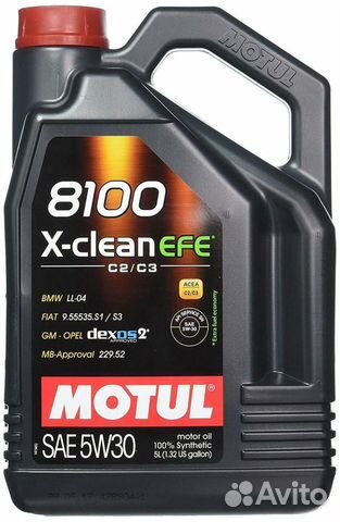 Моторное масло Motul 8100 X-clean EFE 5W30 (5л) Моторное масло Motul 8100 X-clean EFE 5W30 (5л)