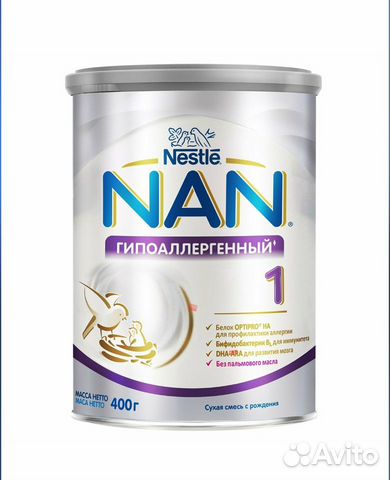 Смесь Nan гипоаллергенный 1 Смесь Nan гипоаллергенный 1