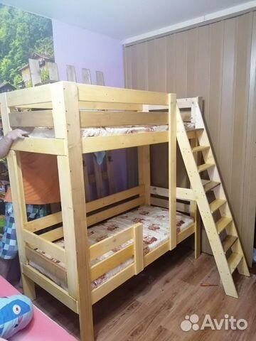 Детская Кровать двухьярусная Детская Кровать двухьярусная