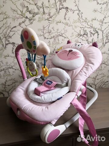 Шезлонг детский chicco balloon miss pink Шезлонг детский chicco balloon miss pink