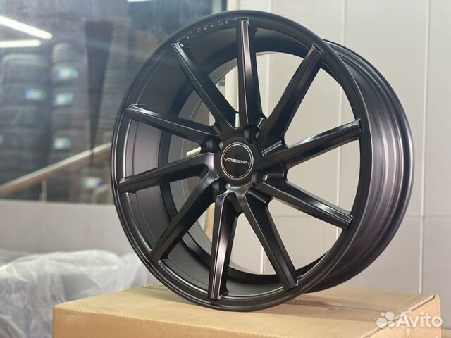 Vossen CVT R18 4-100 черный матовый