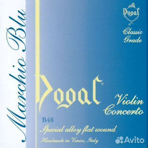 Струны для электроскрипки Dogal Marchio Blu B48E