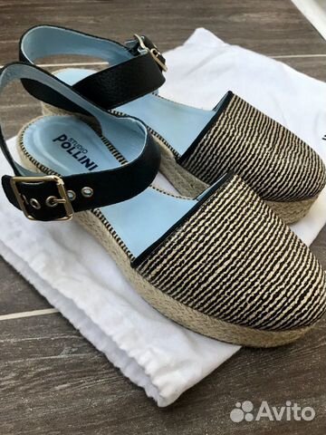Босоножки-эспадрильи Studio Pollini,39 размер Босоножки-эспадрильи Studio Pollini,39 размер