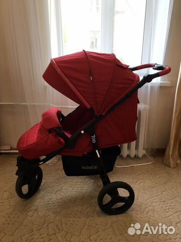 Коляска Babyton Trio Red Коляска Babyton Trio Red