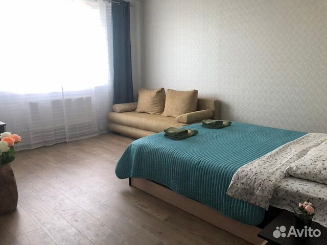 

1-к. квартира, 38 м², 2 кровати