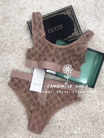 Комплект нижнего белья Gucci (S; M; L) Комплект нижнего белья Gucci (S; M; L)