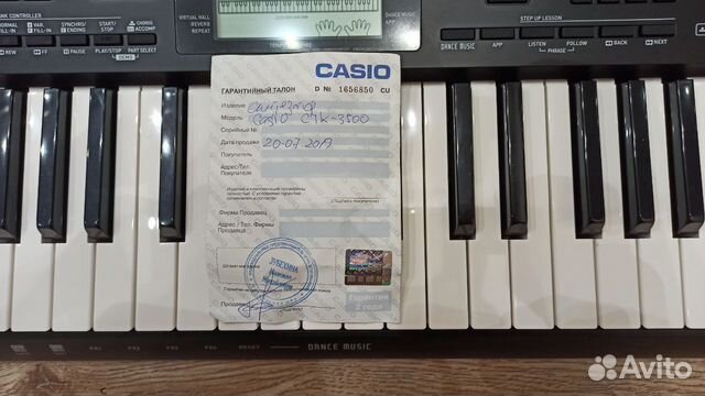 Синтезатор Casio CTK-3500. Не использовался