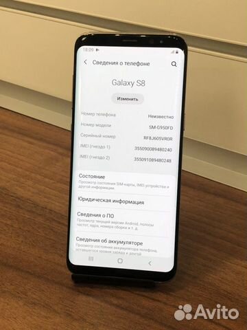 Samsung Galaxy S8 4/64GB LTE, NFC