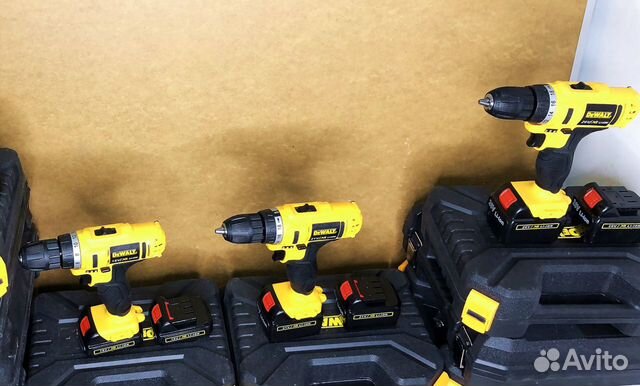 Шуруповерт Dewalt 14.4-36v шуруповерты новые