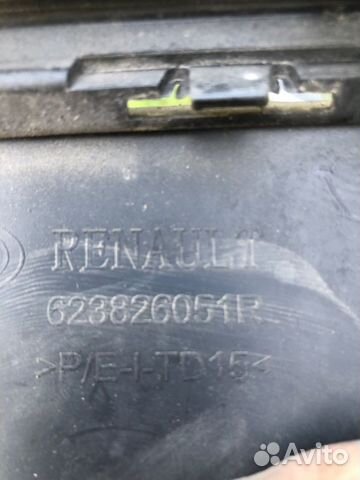 Накладка решетки радиатора Renault Logan Накладка решетки радиатора Renault Logan