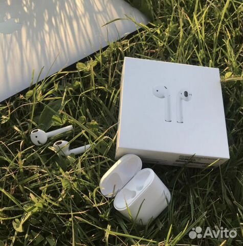 Копия AirPods 2 LUX качества+доставка+чехол Копия AirPods 2 LUX качества+доставка+чехол