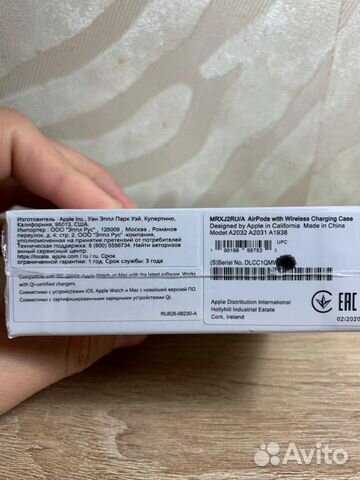 AirPods 2 Оригинал
