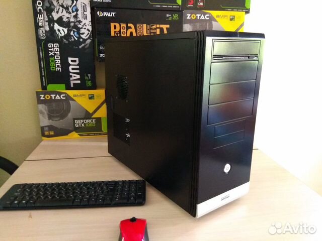 Игровой Пк i5 4690 память16гб GTX1060/HDD/SSD