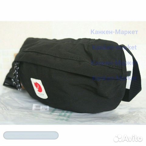 Сумка на пояс Fjallraven Kanken Medium black