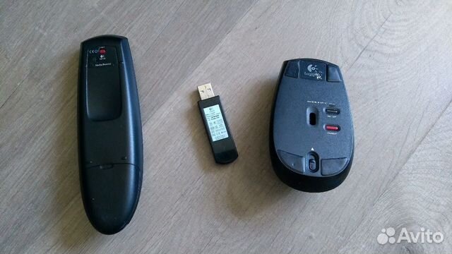 Беспроводная мышь и пульт Logitech Беспроводная мышь и пульт Logitech