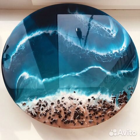 Картина из эпоксидной смолы в технике Resin Art Картина из эпоксидной смолы в технике Resin Art