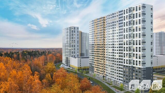 1-к квартира, 36.6 м², 20/22 эт.