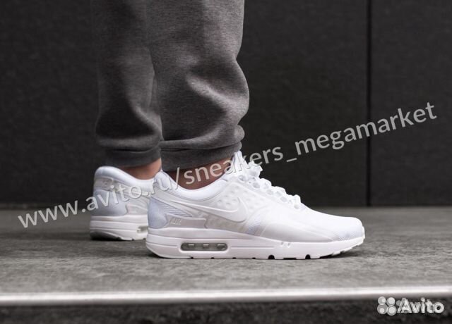 Кроссовки Nike Air Max Zero White (41-45) Кроссовки Nike Air Max Zero White (41-45)