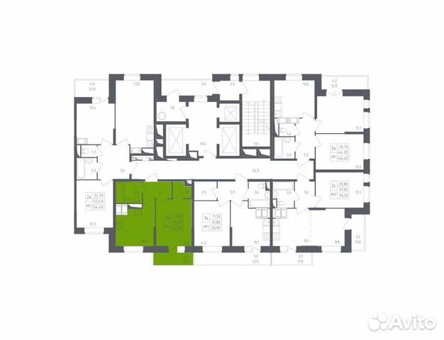 1-к квартира, 32.5 м², 3/20 эт.