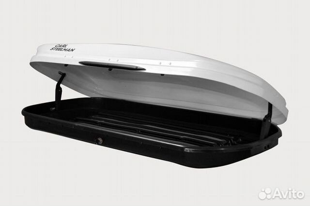 Бокс на крышу carl steelman 350 Sport белый карбон Бокс на крышу carl steelman 350 Sport белый карбон