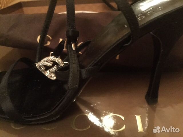 Gucci вечерние босоножки