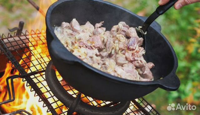 Казаны чугунные 10л