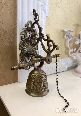 Старинный настенный вызывной колокол