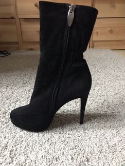 Сапоги замшевые на меху Loriblu