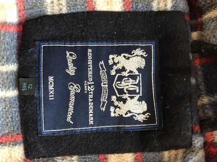 Пальто для мальчика (дафлкот) Debenhams 12 лет, ро