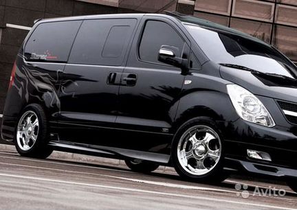 Накладки на пороги Hyundai Grand Starex H-1