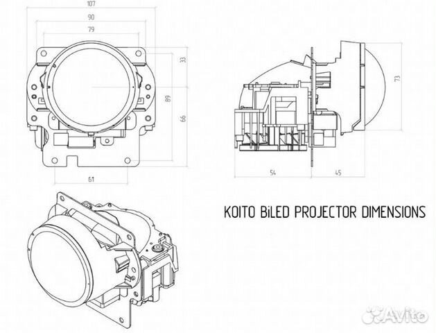 Bi-Led линзы Koito