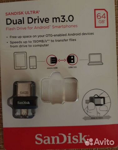 USB Флешка SanDisk Ultra Dual M3.0