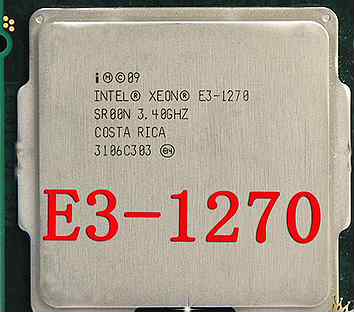 1155 Xeon E3-1270 3,8G(аналог i7-2600) 8 потоков