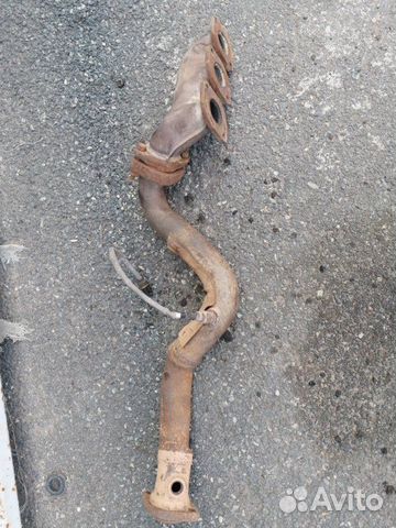 Коллектор с приемной трубой левый Mercedes-Benz